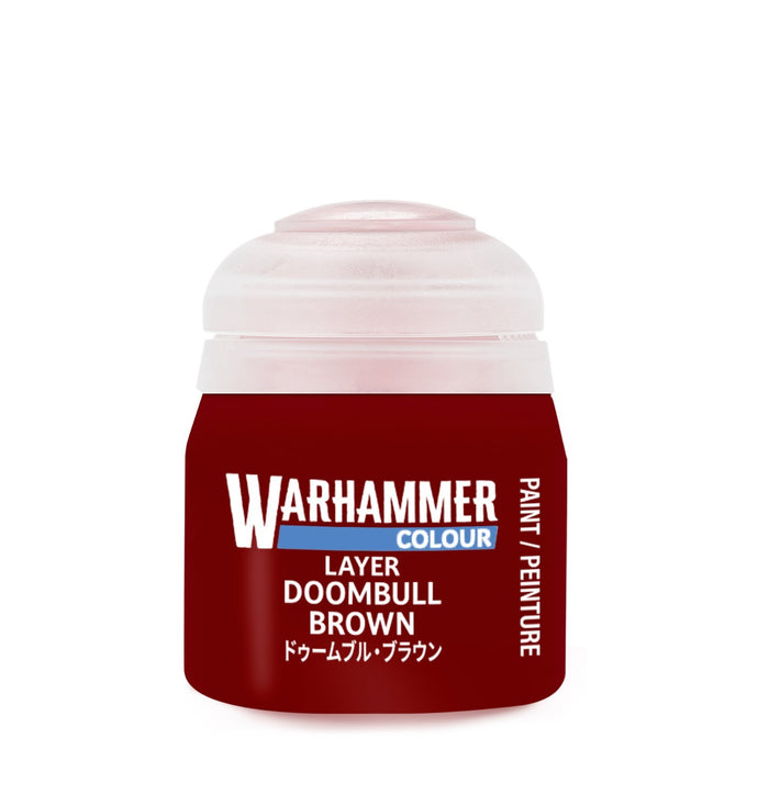 Citadel Layer Paints: Doombull Brown 12ml Pot