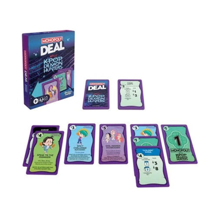 Hasbro Monopoly Deal: K-Pop Demon Hunters Card Game