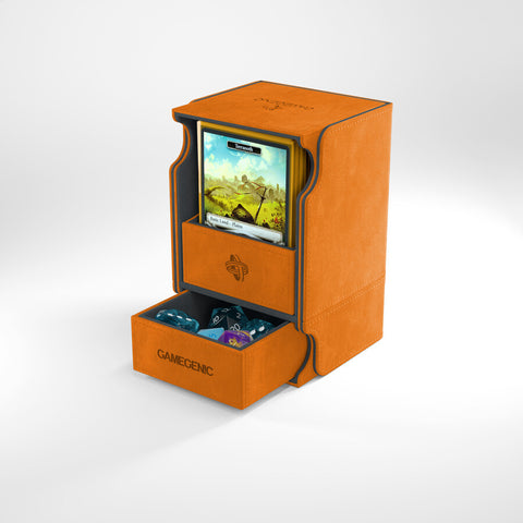 GameGenic Watchtower 100+ Deck Box: Solid Black