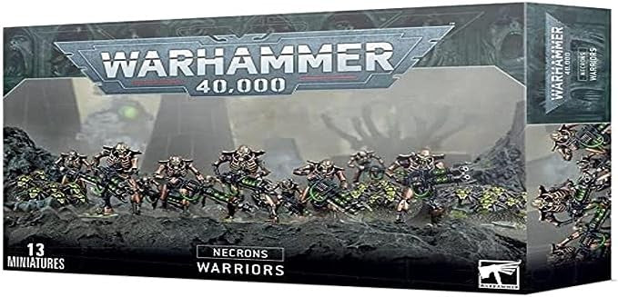 Games Workshop Warhammer 40,000: Necrons - Necron Warriors Miniatures