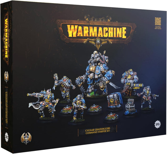 Steamforged Games Warmachine: Cygnar - Gravediggers Command Starter