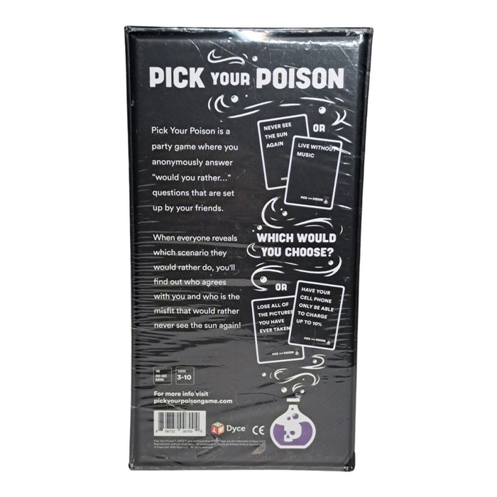 Pick Your Poison Card Game: The "What Would You Rather Do?" Party Game