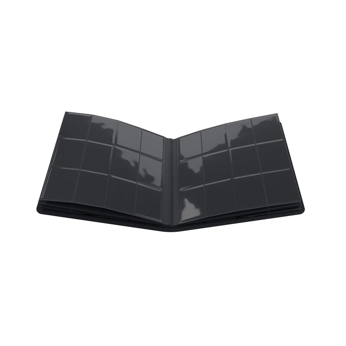 GameGenic Casual Album: 24-Pocket Card Binder Black (480 Card Capacity)