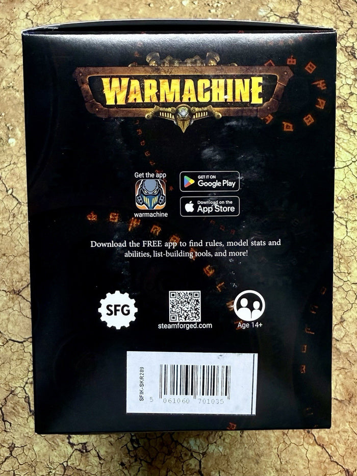 Warmachine: Southern Kriels Fire Tongue Warriors Command Cadre Miniatures