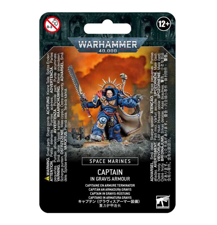 Games Workshop Warhammer 40K: Primaris Space Marines Captain in Gravis Armor