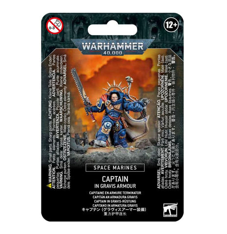 Games Workshop Warhammer 40K: Primaris Space Marines Captain in Gravis Armor