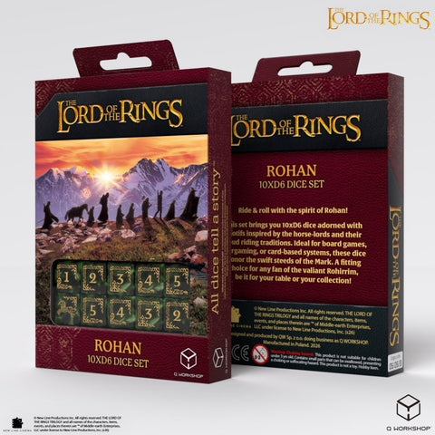 The Lord of the Rings: Rohan 10-Piece Dice Set