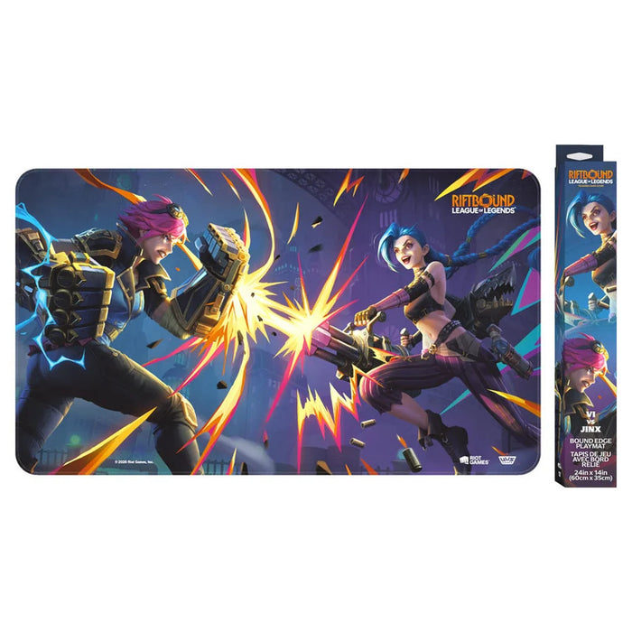 Riot Games Riftbound: League of Legends - Vendetta VI vs Jinx Playmat