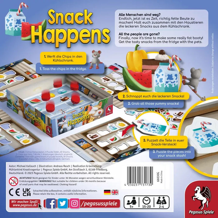 Pegasus Spiele Snack Happens Board Game
