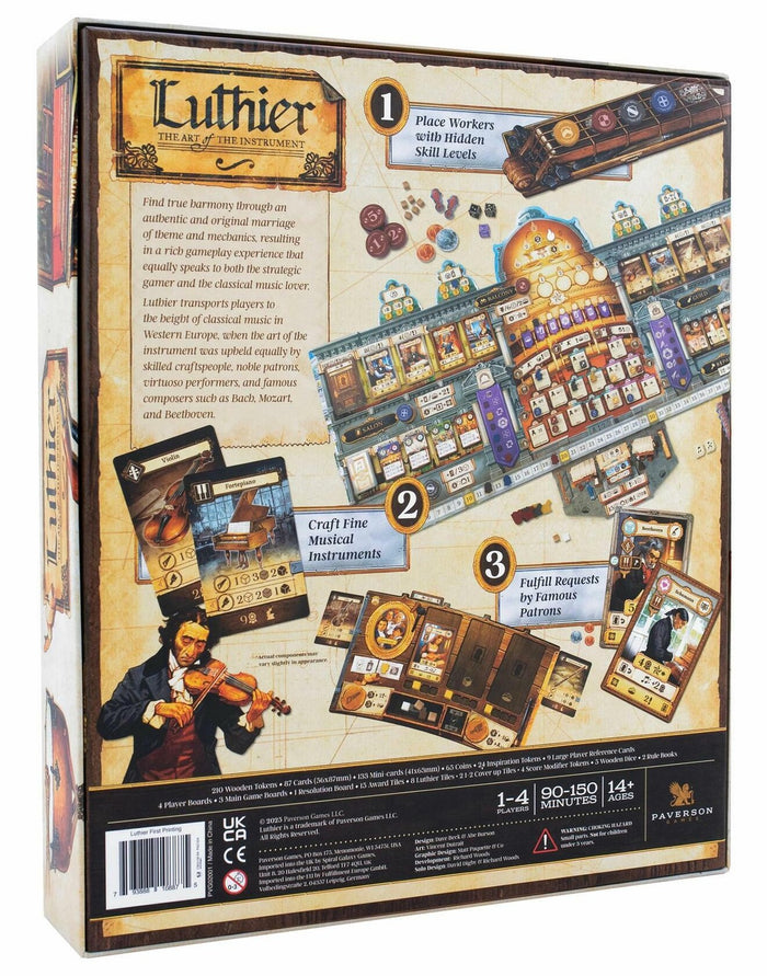 Paverson Games Luthier: The Art of the Instrument Board Game