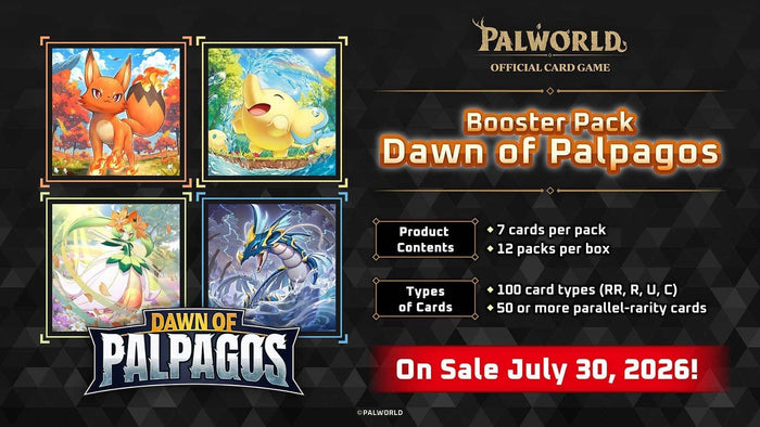 Bushiroad Palworld TCG: Dawn of Palpagos Booster Box (36 Packs)