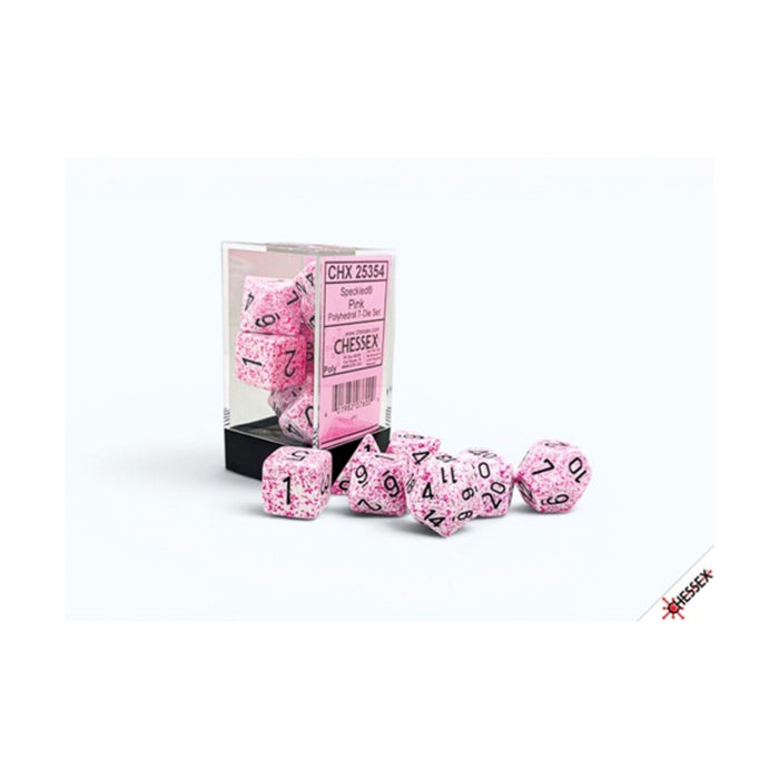Chessex Speckled Dice Poly Set: Pink (7 Dice)