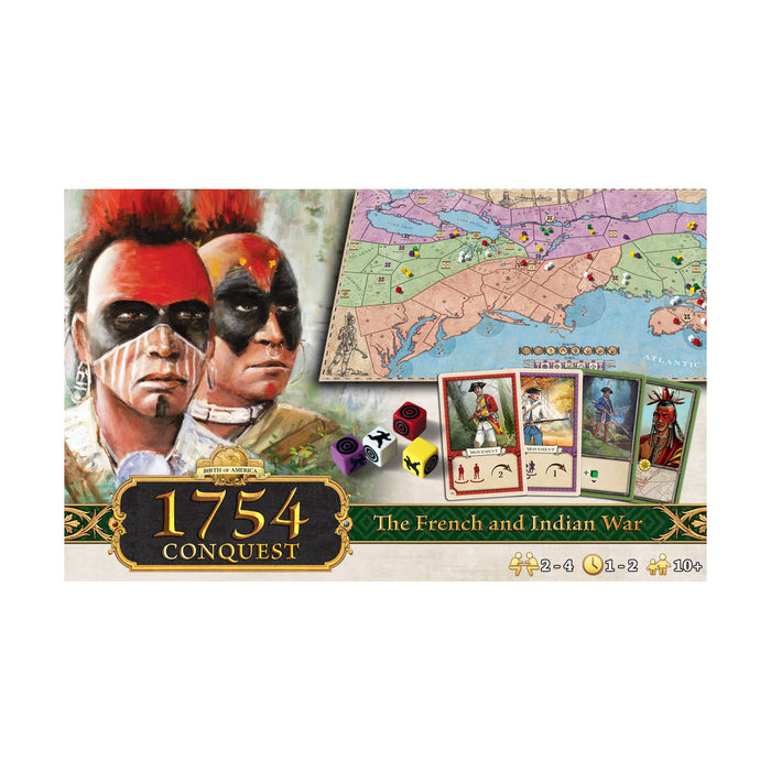 Academy Games Birth of America: 1754 Conquest - French and Indian War Board Game