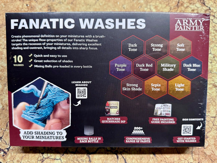 The Army Painter Warpaints Fanatic Washes Paint Set