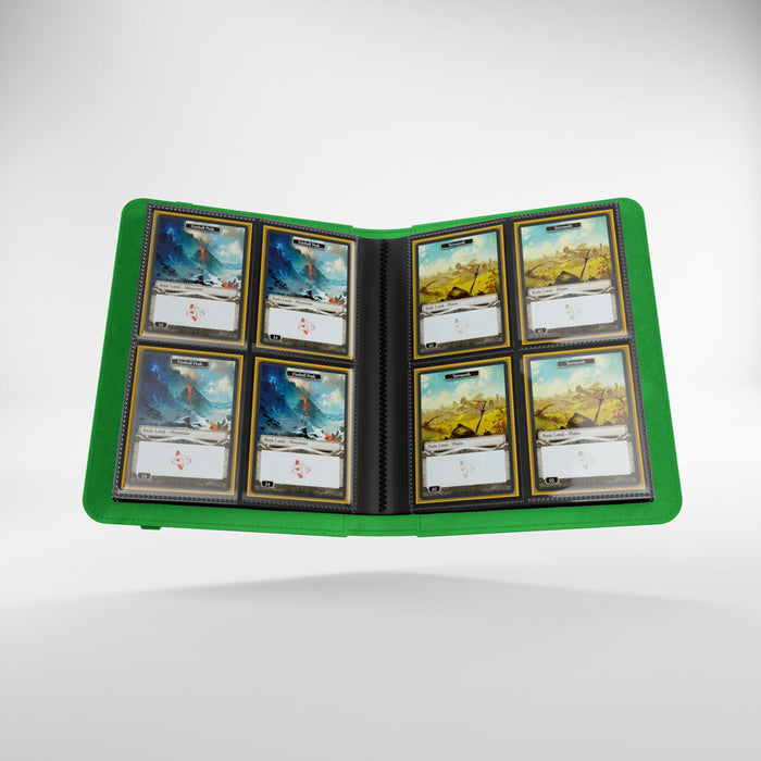GameGenic Prime Album 8-Pocket Binder Portfolio: Green (160 Cards)