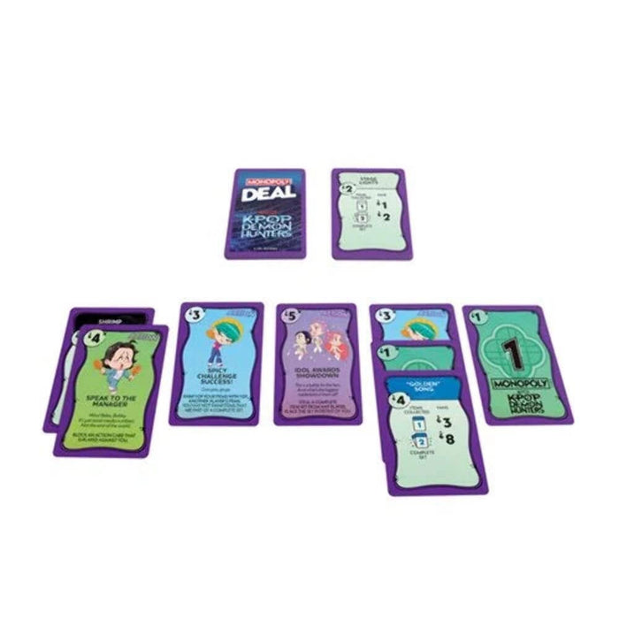 Hasbro Monopoly Deal: K-Pop Demon Hunters Card Game