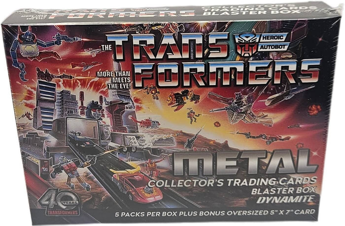 Dynamite Transformers 40th Anniversary Metal Trading Cards: Blaster Box