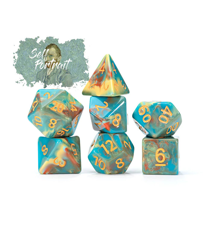 Van Gogh Dice: Self Portrait