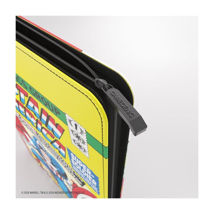 GameGenic: Marvel Captain America / Black Panther 9 Pocket Zip-Up Album Binder