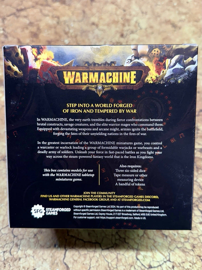 Steamforged Games Warmachine: Cryx Necrofactorium Command Starter Set