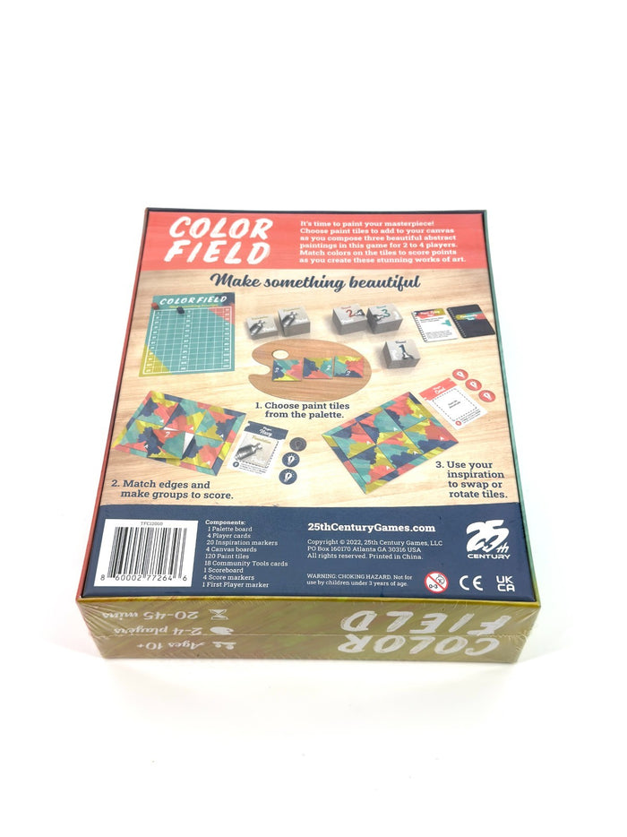 Color Field Board Game: Abstract Strategy