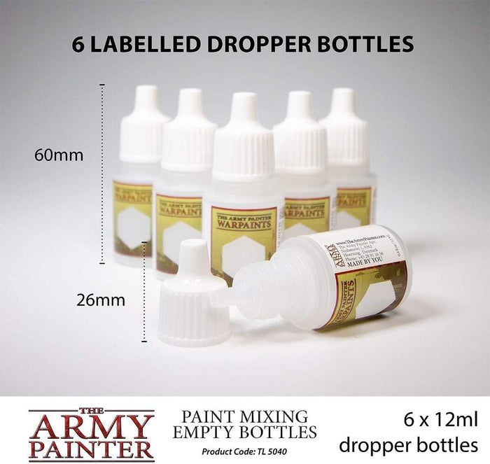 Army Painter: Paint Mixing Empty Bottles