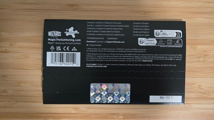 Magic: The Gathering - Secret Lair x Garfield As Intended Foil Booster Box