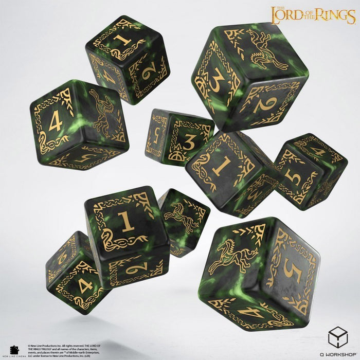 The Lord of the Rings: Rohan 10-Piece Dice Set