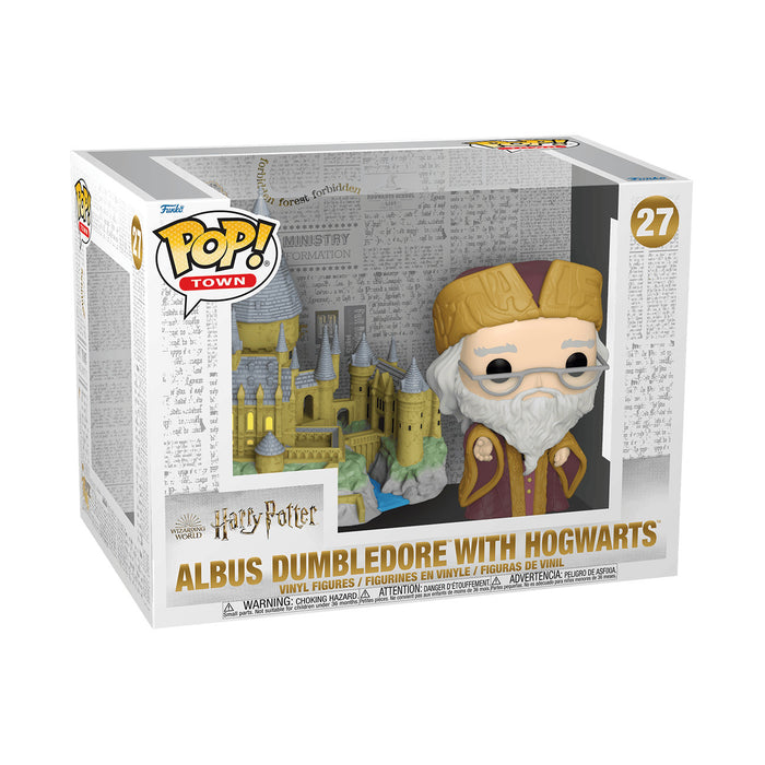 Funko Pop! Town: Harry Potter - Albus Dumbledore with Hogwarts