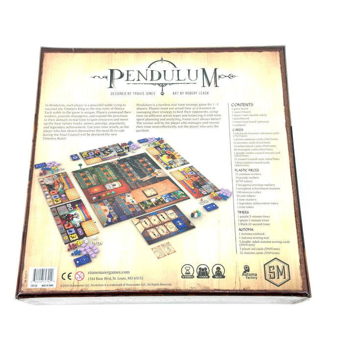 Stonemaier Games Pendulum: Board Game (1-5 Players)