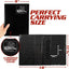 Monster Protectors Monster Binder 9-Pocket Card Album: Matte Black with White Pages (Holds 360)
