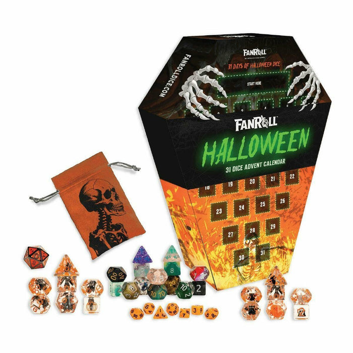 FanRoll Goblin Halloween 2025 Advent Dice Calendar