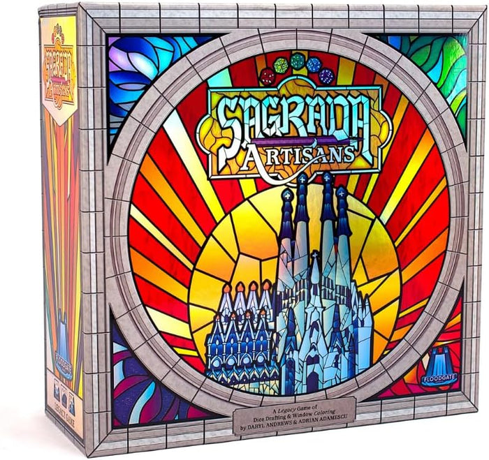 Sagrada Artisans – Legacy Stained-Glass Masterpiece Board Game [Board Game]