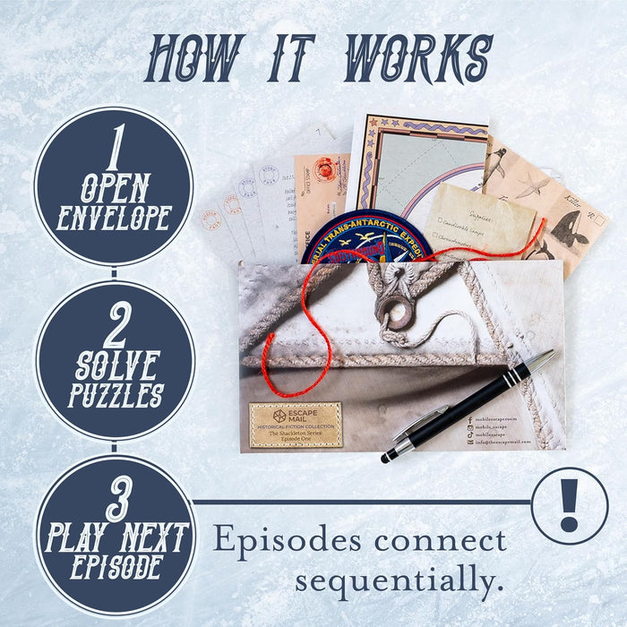 The Shackleton Series Interactive Puzzle Adventure 6-Episode Box Set