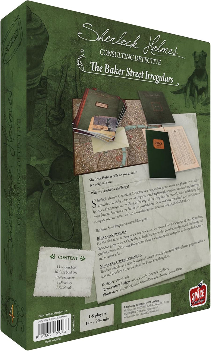 Sherlock Holmes Consulting Detective: The Baker Street Irregulars [Board Game]