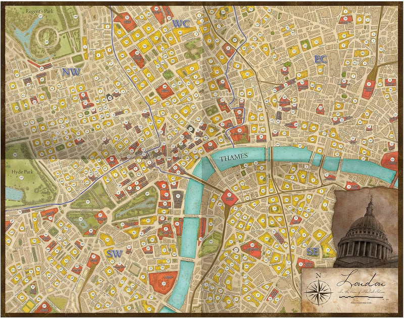 Sherlock Holmes Consulting Detective: Carlton House & Queen's Park [Board Game]