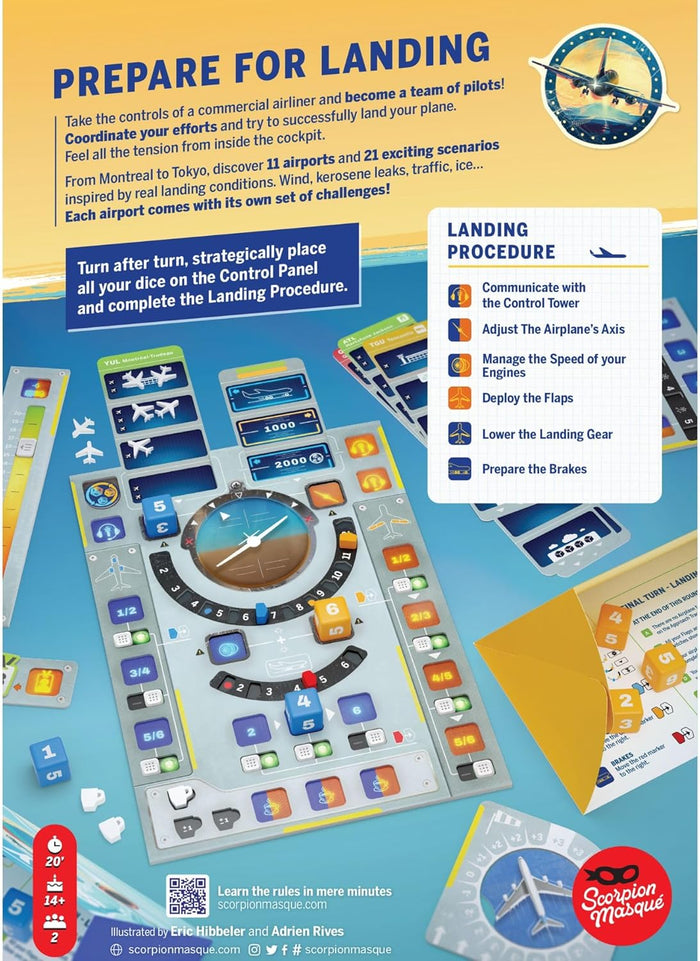 Sky Team - Prepare For Landing [Board Game]