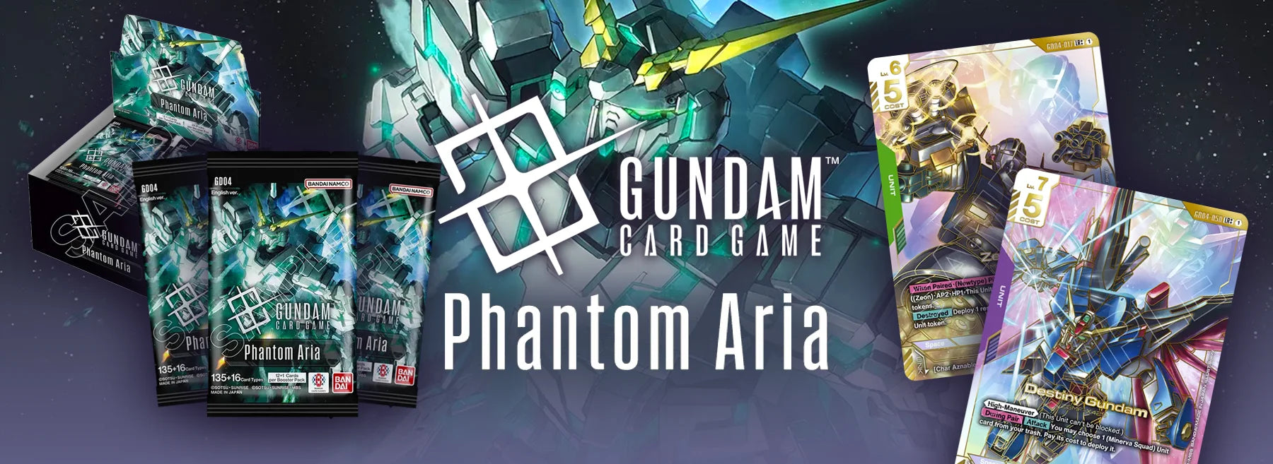 Gundam Card Game Phantom Aria sealed product – Boreal Gaming Niagara