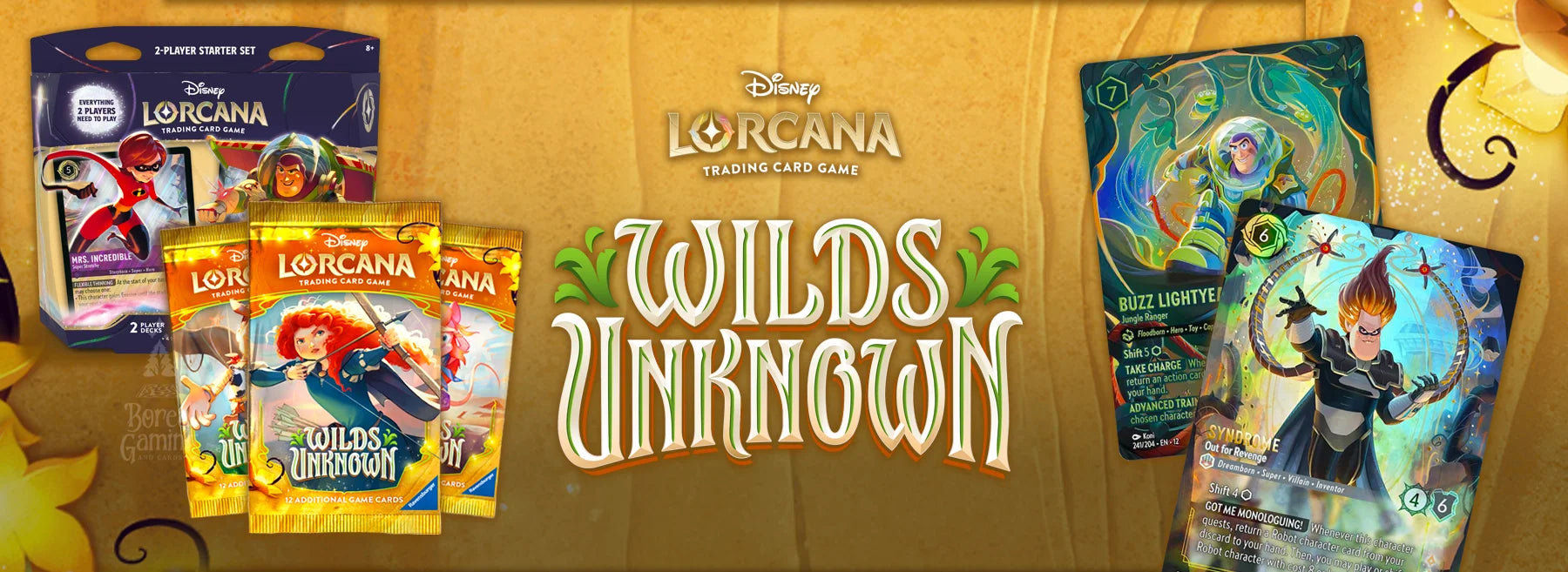 Disney Lorcana TCG Wilds Unknown booster boxes and sealed product – Boreal Gaming Niagara
