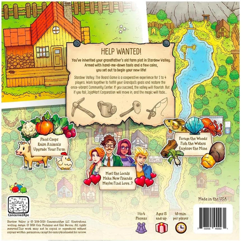 Stardew Valley: The Board Game [Board Game]