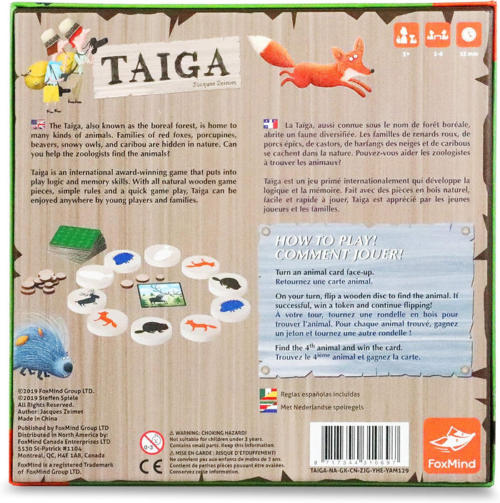 Taiga - Explore the Boreal Forest! [Board Game]