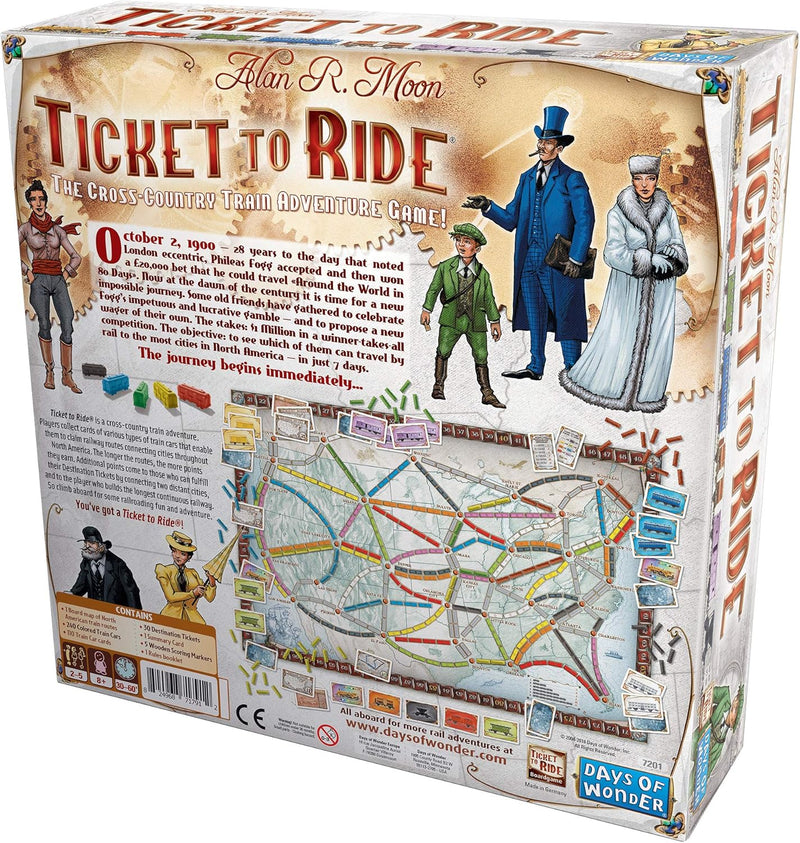 Ticket To Ride: The Cross-Country Train Adventure Game [Board Game]