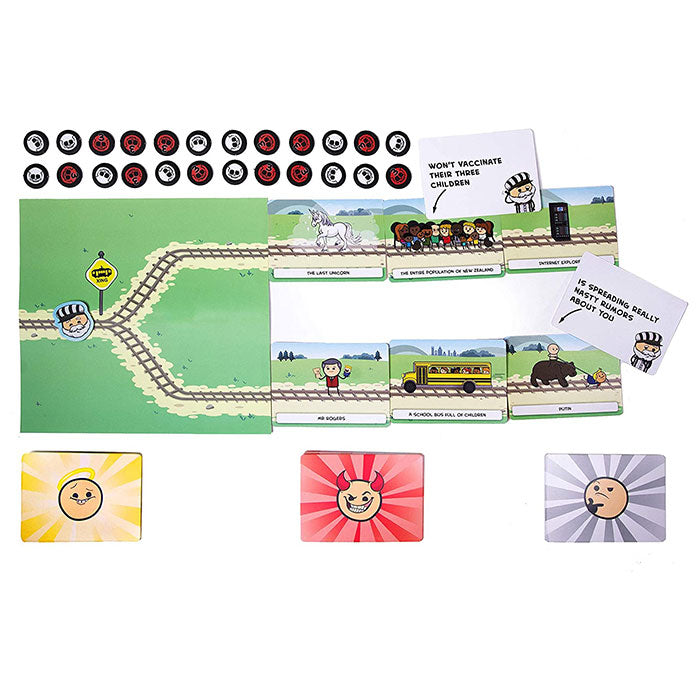 Trial By Trolley: A Game of Moral Dilemmas & Trolley Murder [Party Game]