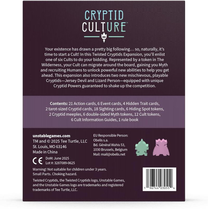 Twisted Cryptids: Cryptid Culture Expansion [Board Game]