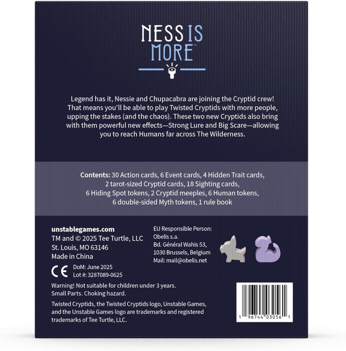 Twisted Cryptids: Ness Is More Expansion [Board Game]