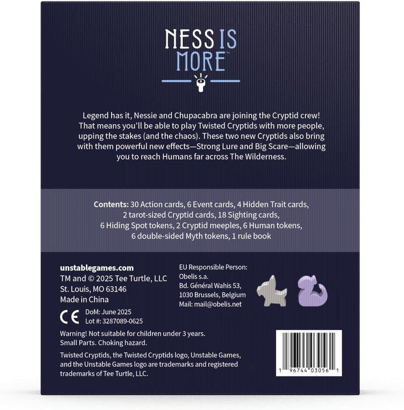 Twisted Cryptids: Ness Is More Expansion [Board Game]