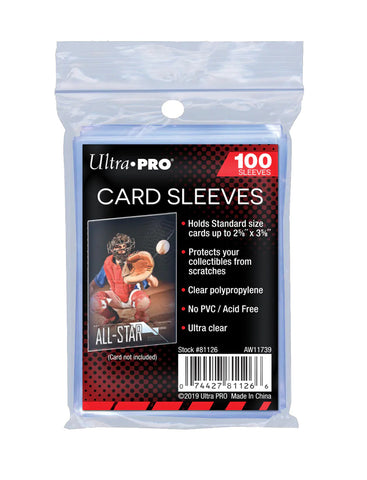 Ultra PRO: 100ct Soft Card Sleeves