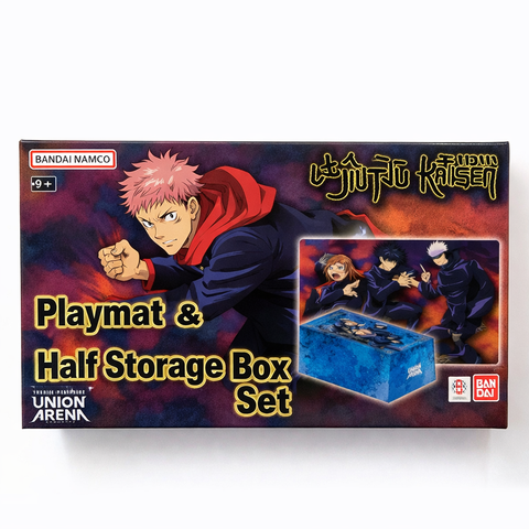 UNION ARENA Jujutsu Kaisen Playmat & Half Storage Box Set