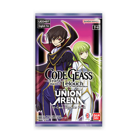 UNION ARENA Code Geass - Lelouch of the Rebellion UE04BT Booster Pack