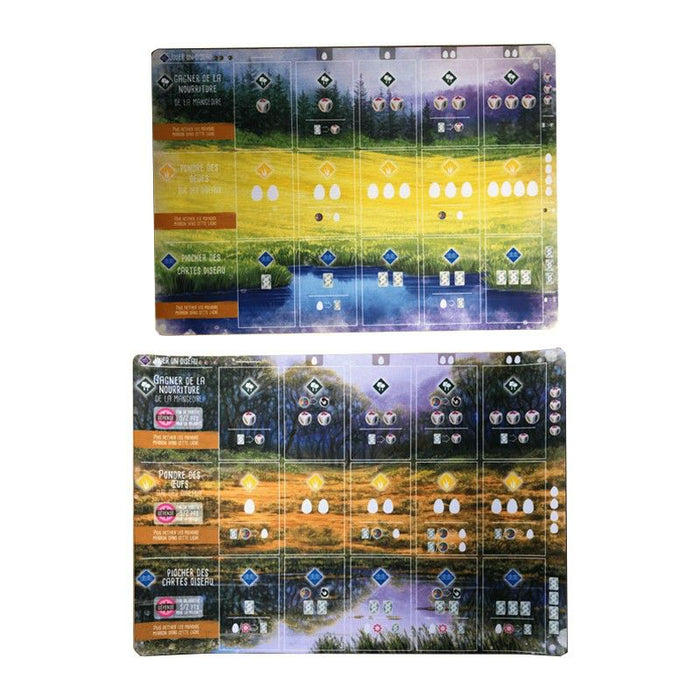 Double-Sided Natural Rubber Playmat for Wingspan